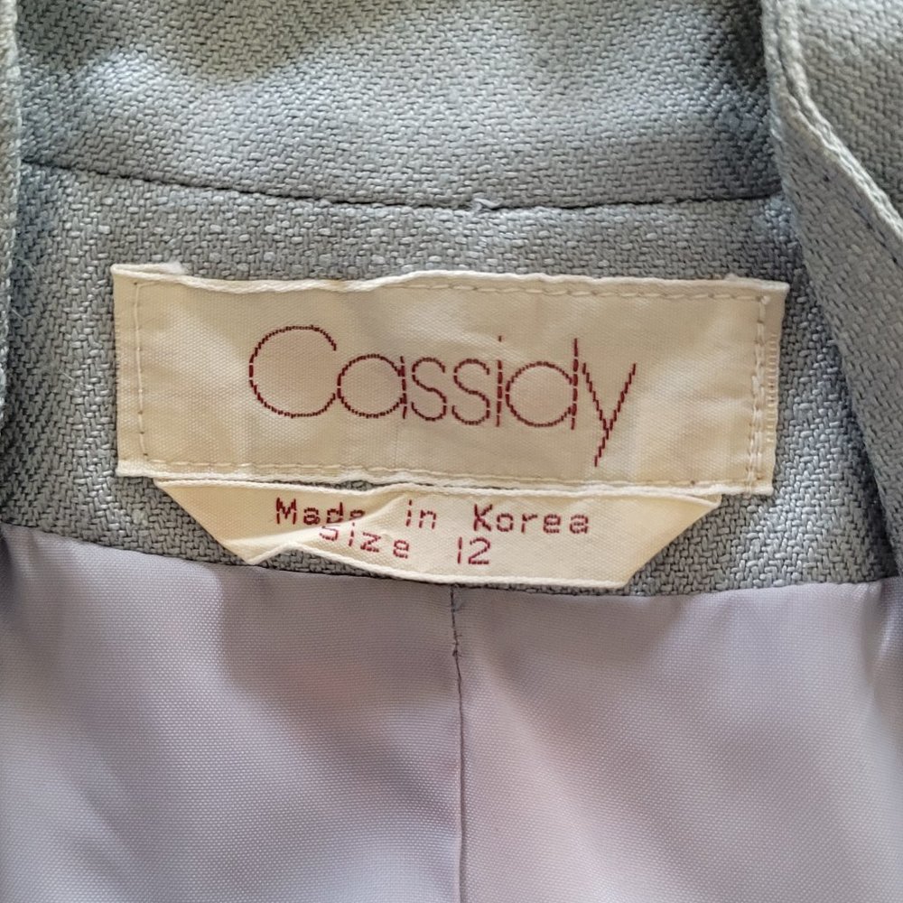 Vtg 80's CASSIDY Women's Suit - Picture 6 of 11